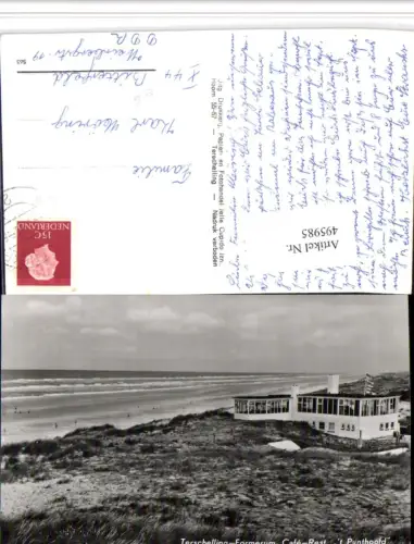 495985,Netherlands Terschelling Formerum Cafe Restaurant Punthoofd Strand