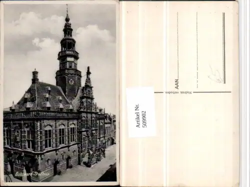 509902,Netherlands Bolsward Boalsert Stadhuis Stadthaus Rathaus