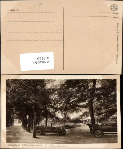 413120,Netherlands Theehuis Uddelermeer b. Apeldoorn Uddel Automobil