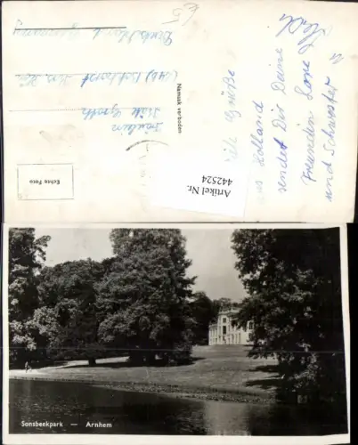 442524,Netherlands Arnhem Sonsbeekpark Park Partie