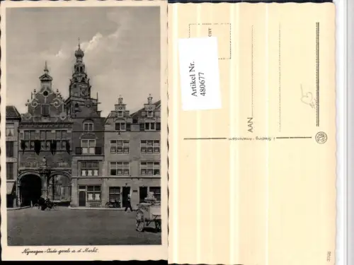480677,Netherlands Nijmegen Oude gevels a. d. Markt Tor