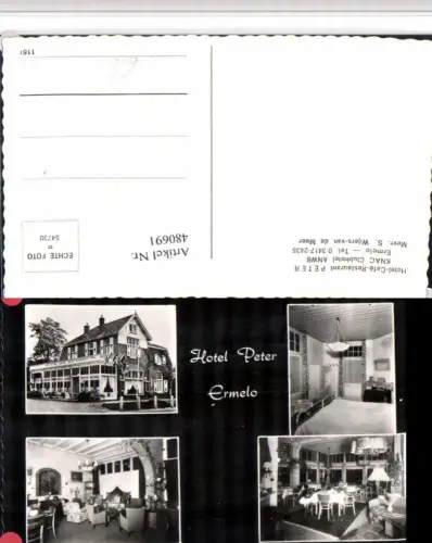 480691,Netherlands Ermelo Hotel Restaurant Peter Mehrbildkarte