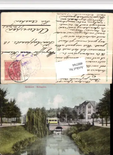 480744,Netherlands Arnhem Bothaplein Fluss Brücke
