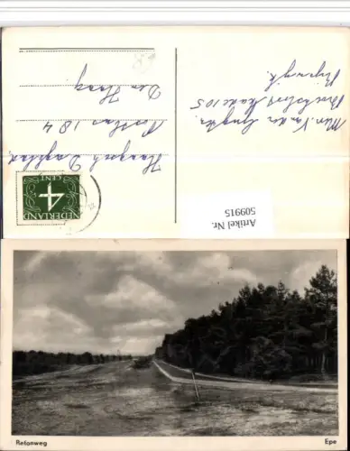 509915,Netherlands Epe Betonweg Landschaft