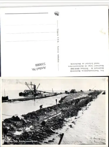 510088,Netherlands Harderwijk Aanleg Dijk Zuiderzeewerken Anlegestelle