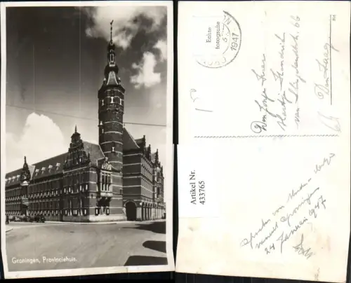 433765,Netherlands Groningen Provinciehuis Rathaus Gebäude