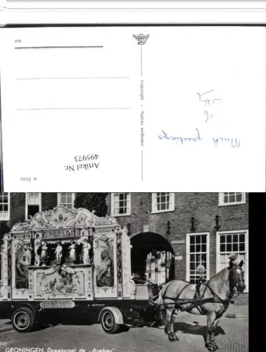 495973,Netherlands Groningen Draaiorgel de Arabier Leierkasten Pferd