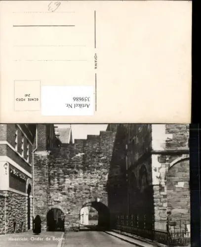359686,Netherlands Maastricht Onder de Bogen Straßenansicht Tor