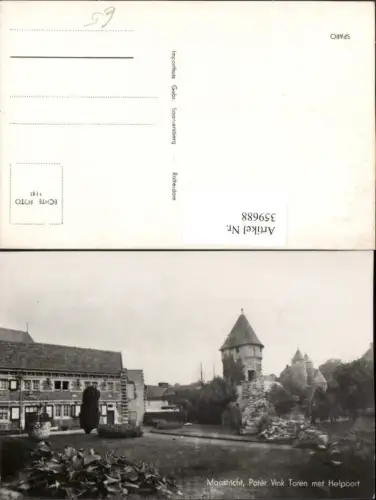 359688,Netherlands Maastricht Pater Vink Toren met Helport Türme