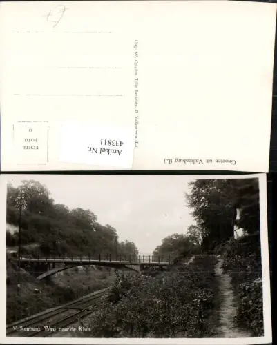 433811,Netherlands Valkenburg Weg naar de Kluis Wegpartie Brücke