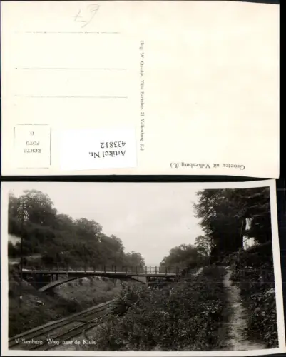 433812,Netherlands Valkenburg Weg naar de Kluis Wegpartie Brücke