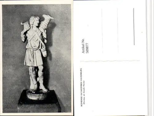 509877,Netherlands Valkenburg Romeinse Katakomben Christus als Goede Herder