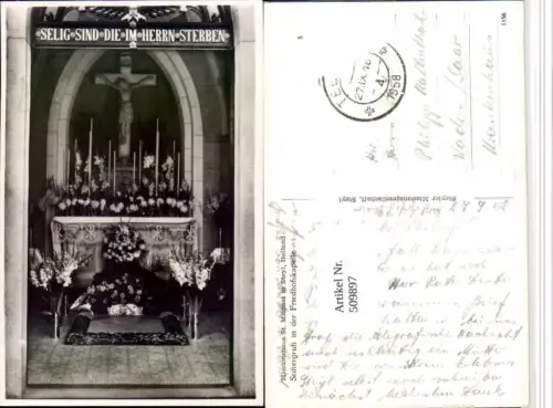 509897,Netherlands Venlo Steyl Missionshaus St. Michael Friedhofskapelle