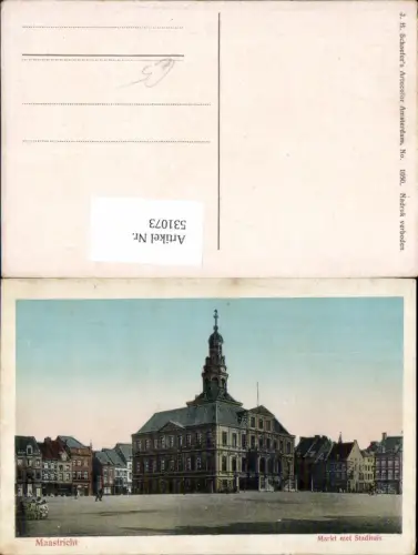 531073,Netherlands Maastricht Markt Stadhuis
