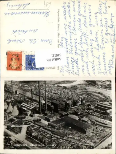 546111,Netherlands Fliegeraufnahme Limburg Hoensbroek Staatsmijn Emma Heerlen