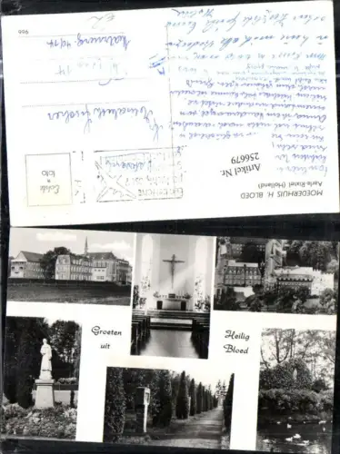 256679,Missionskloster Heilig Bloed Kirche Innenansicht Denkmal Marienstatue Mehrbildkarte