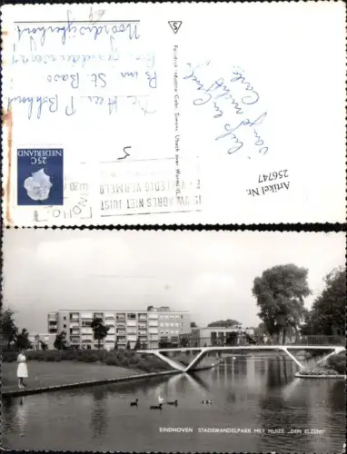 256747,Eindhoven Stadswandelpark met Huize den Elzent Brücke