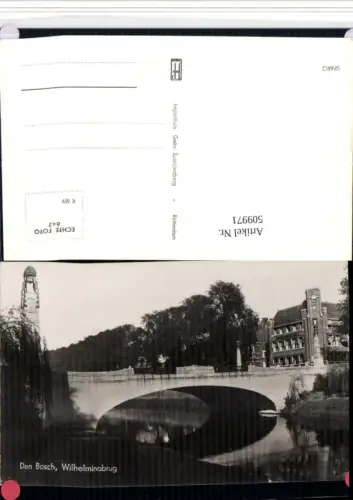 509971,Netherlands Den Bosch ’s-Hertogenbosch Wilhelminabrug Brücke