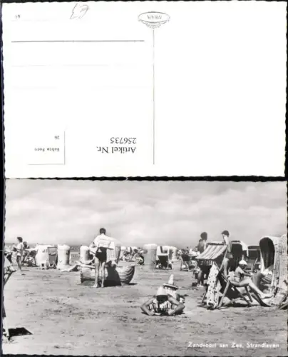 256735,Zandvoort aan Zee Strandleven Strand Strandleben Strandkörbe
