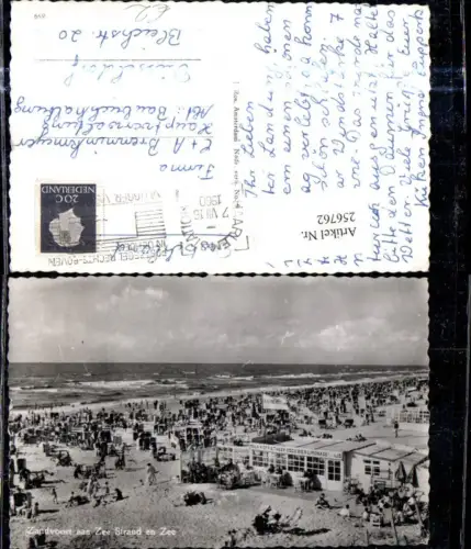 256762,Zandvoort aan Zee Strand en Zee Strandleben