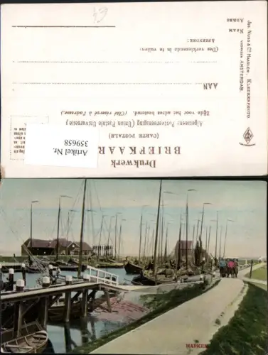 359658,Netherlands Marken Partie Anlegestelle Segelboote