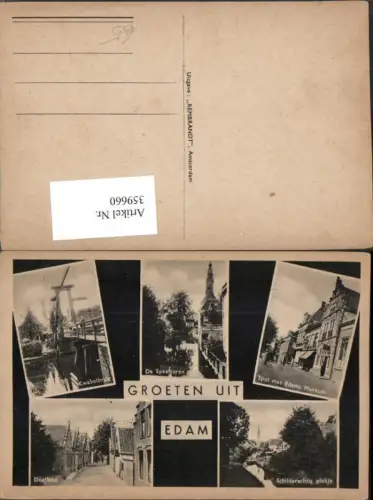 359660,Netherlands Edam Kwakelbrug Doelland Museum Straßenansichten Mehrbildkarte