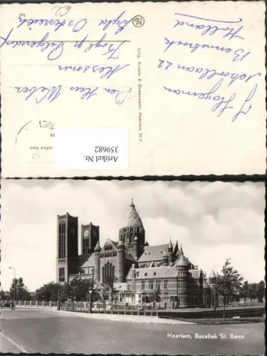 359682,Netherlands Haarlem Basiliek St. Bavo Kirche