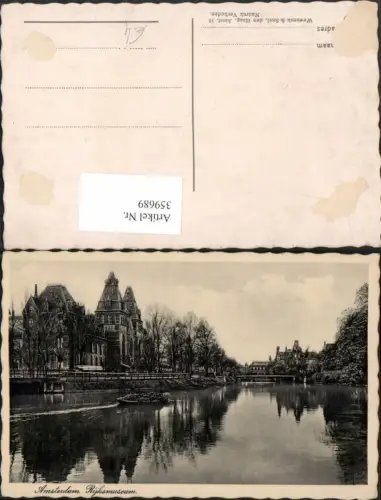 359689,Netherlands Amsterdam Rijksmuseum Museum Kanal Fluss