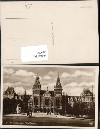 359690,Netherlands Amsterdam Rijks-Museum Gebäude