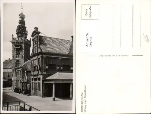 359702,Netherlands Monnikendam Monnickendam Waag met Speeltoren Turm