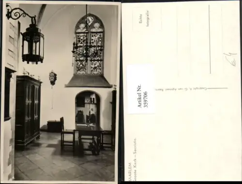 359706,Netherlands Haarlem Grotte Kerk Sacristie Kirche Sakristei