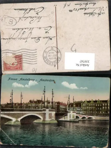 359747,Netherlands Amsterdam Nieuwe Amstelbrug Brücke