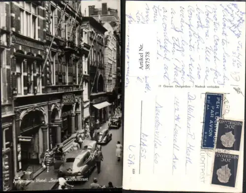 387578,Netherlands Amsterdam Kalverstraat Hotel Suisse Autos