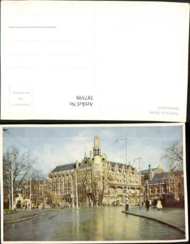 387598,Netherlands Amsterdam American Hotel Straßenansicht