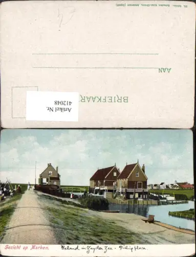 412048,Netherlands Gezicht op Marken Häuser