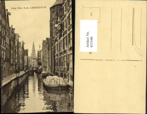 413106,Netherlands Amsterdam Oude Zijds Kolk Kanal
