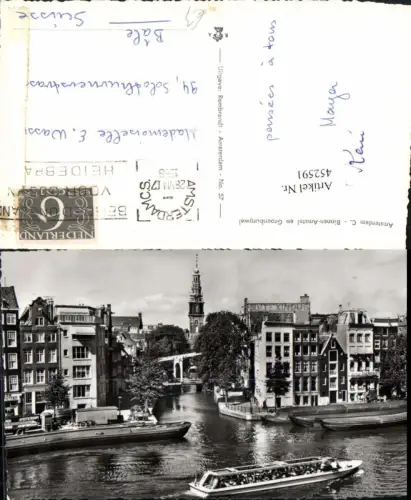 452591,Netherlands Amsterdam Binnen-Amstel en Groenburgwal Kanal