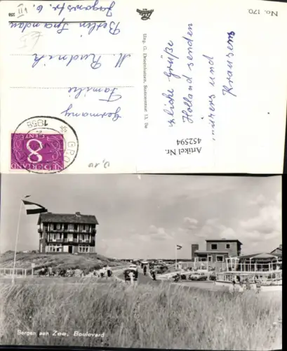452594,Netherlands Bergen aan Zee Boulevard Straße Haus