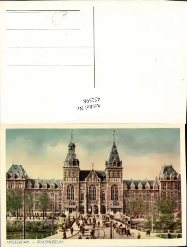452598,Netherlands Amsterdam Rijksmuseum Gebäude