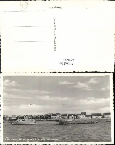 452600,Netherlands Marken Havengezicht Harbour Hafen