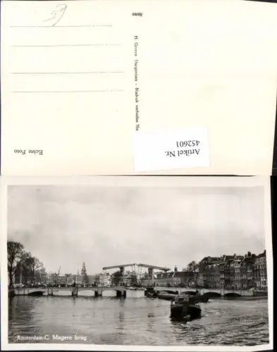 452601,Netherlands Amsterdam Magere brug Kanal Brücke Zugbrücke