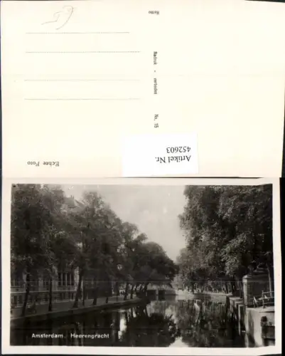 452603,Netherlands Amsterdam Heerengracht Kanal