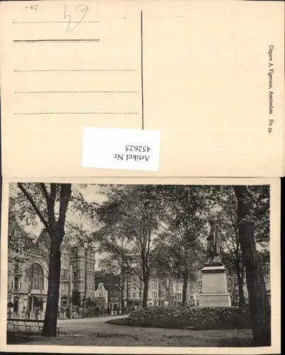 452625,Netherlands Amsterdam Rembrandtplein Denkmal Statue