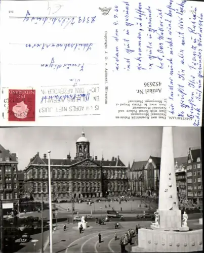452636,Netherlands Amsterdam Dam met Koninklijk Paleis National Monument