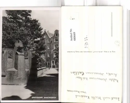 480669,Netherlands Amsterdam Begijnhof Büste