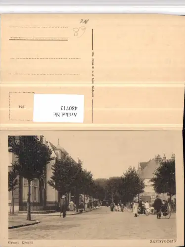 480713,Netherlands Zandvoort Groote Krocht Straßenansicht