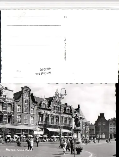 480760,Netherlands Haarlem Grote Markt Platz Denkmal Statue