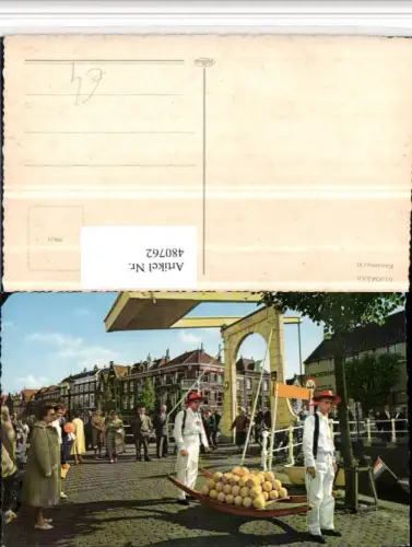 480762,Netherlands Alkmaar Kaasmarkt Käsemarkt Käseträger