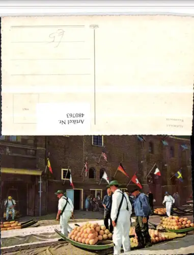 480763,Netherlands Alkmaar Kaasmarkt Käsemarkt Käseträger
