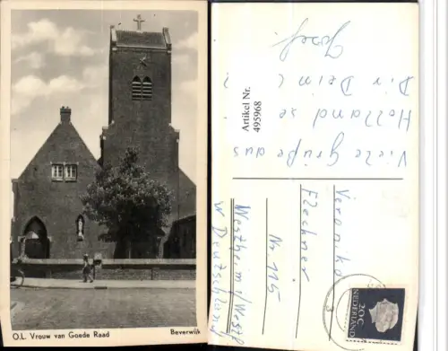 495968,Netherlands Beverwijk OL Vrouw van Goede Raad Kirche